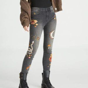 DRIFTWOOD JACKIE X HALLUCINATION EMBROIDERED JEANS